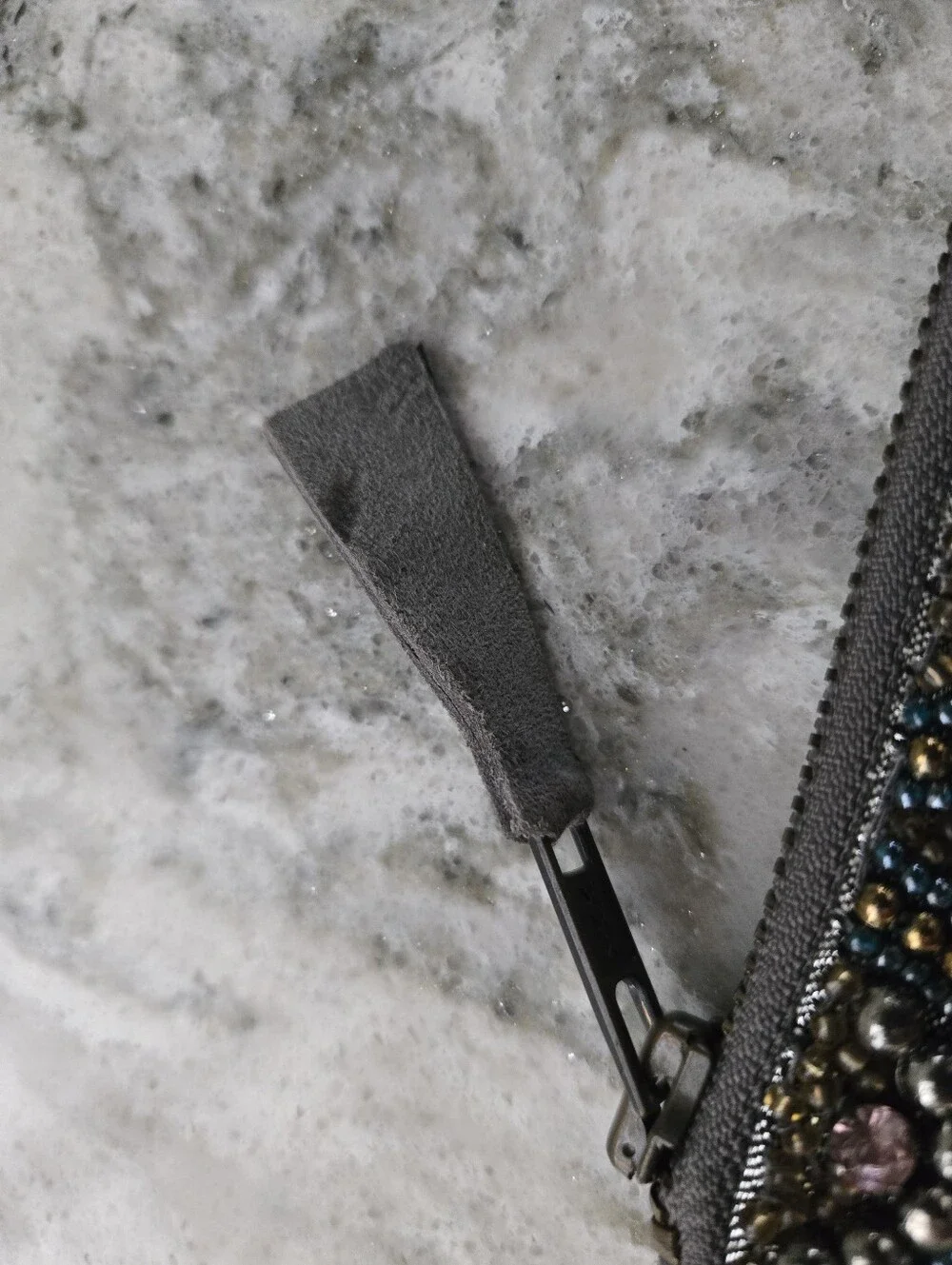 Anthropologie Beaded Clutch Purse